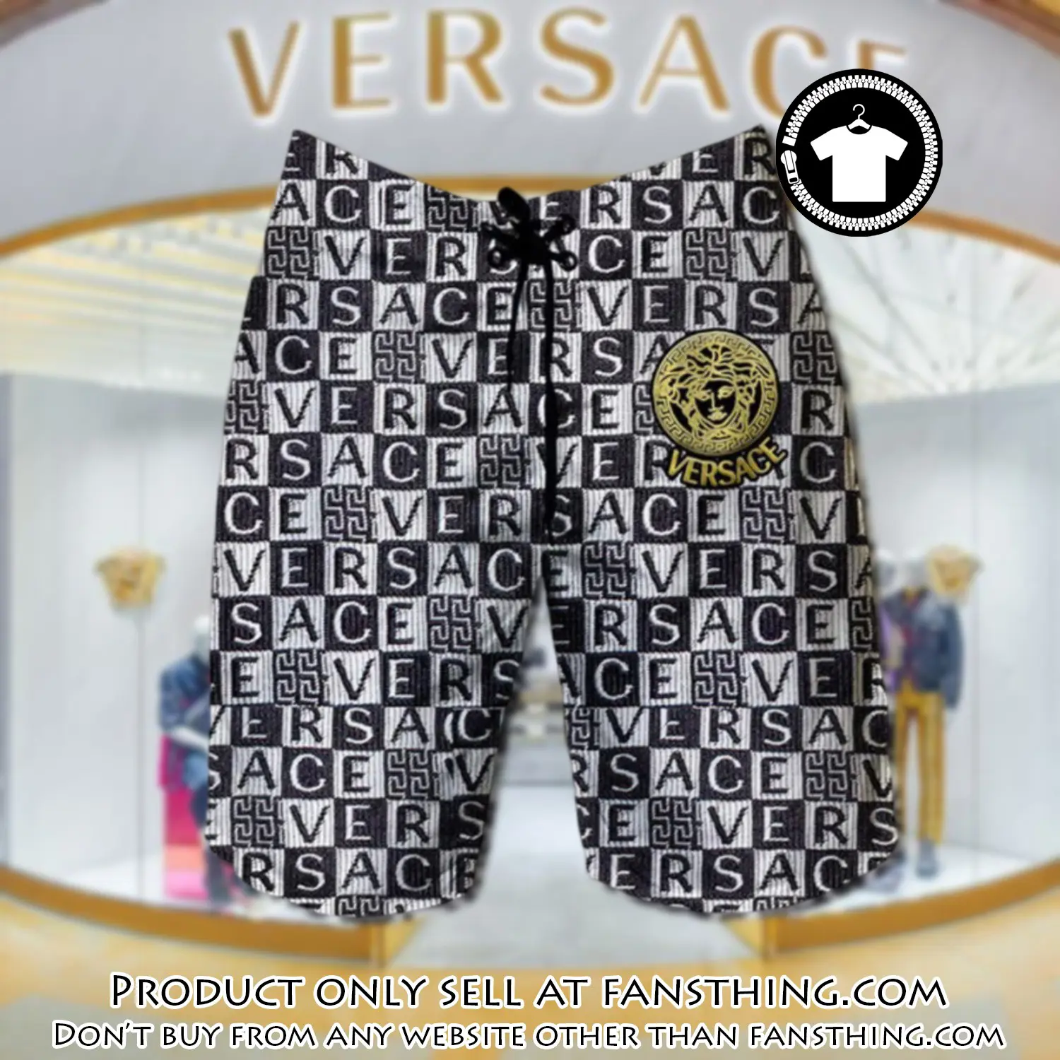 Versace medusa caro luxury brand premium fashion shorts for men fst5707632